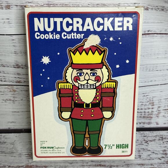 Vintage Fox Run Made In USA 7.5" Nutcracker Cookie Cutter - Picture 1 of 5